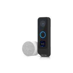 Interfon video profesional Ubiquiti cu sonerie PoE IPX4, UVC-G4 Doorbell Pro PoE Kit black